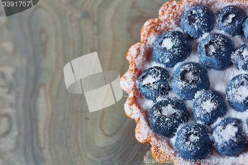 Image of Tartlet with fresh blueberries 