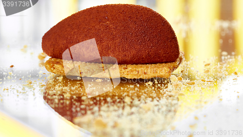 Image of Chocolate mousse dessert 