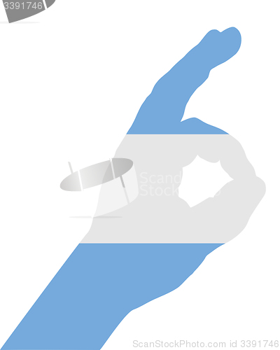 Image of Argentinian finger signal