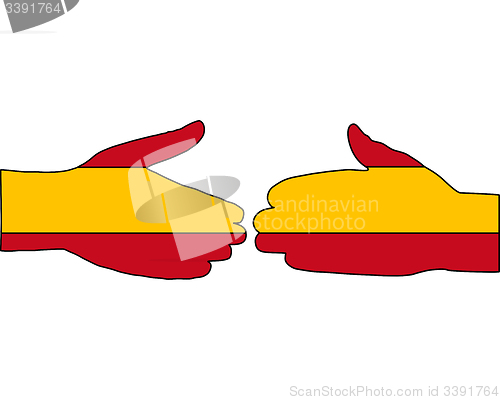 Image of Spanish handshake