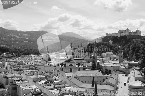 Image of Salzburg Old Town and Festung Hohensalzburg