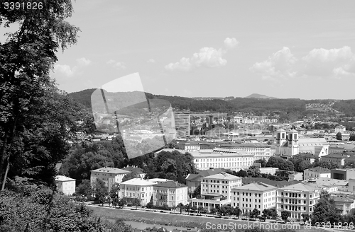 Image of View over Salzburg city in Europe