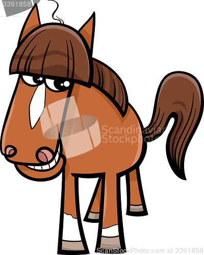 Image of horse farm animal cartoon