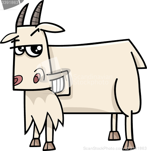 Image of goat farm animal cartoon