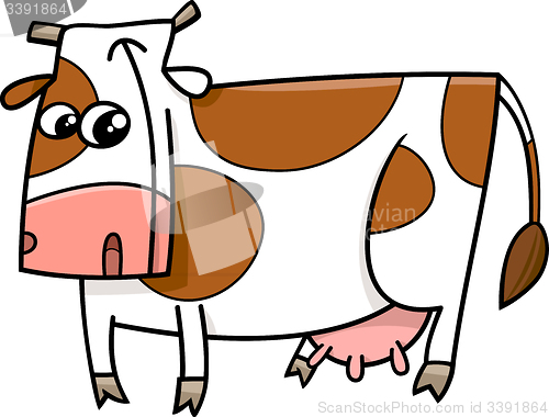 Image of cow farm animal cartoon