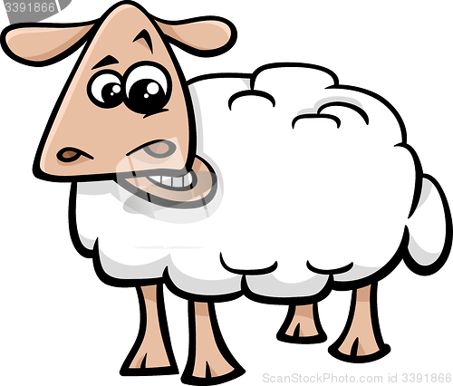 Image of sheep farm animal cartoon