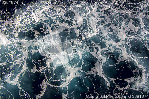 Image of Seawater with sea foam