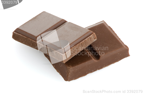 Image of Closeup detail of chocolate parts