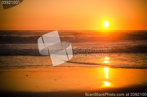 Image of Sunset at the beach