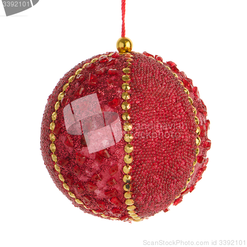 Image of Christmas ball isolated