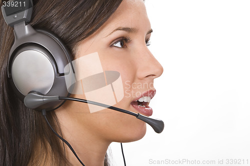 Image of Customer support girl