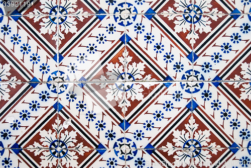 Image of Ornamental old typical tiles