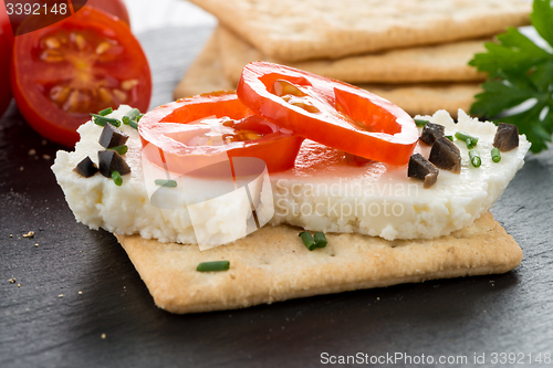 Image of Crispbread with fromage