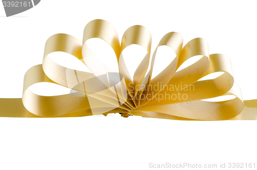 Image of Yellow gift bow