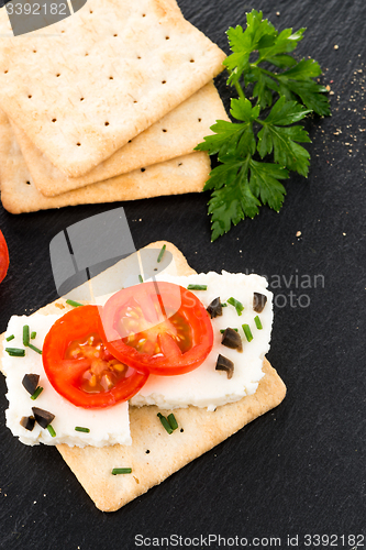 Image of Crispbread with fromage