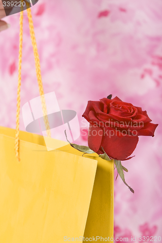 Image of Valentine shopping abstract