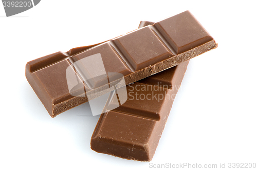 Image of Closeup detail of chocolate parts