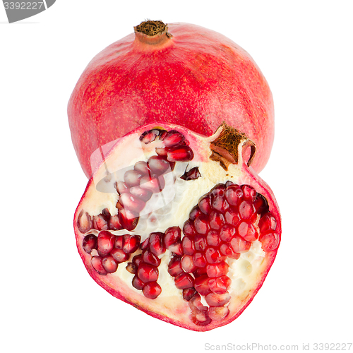 Image of Ripe pomegranate fruit