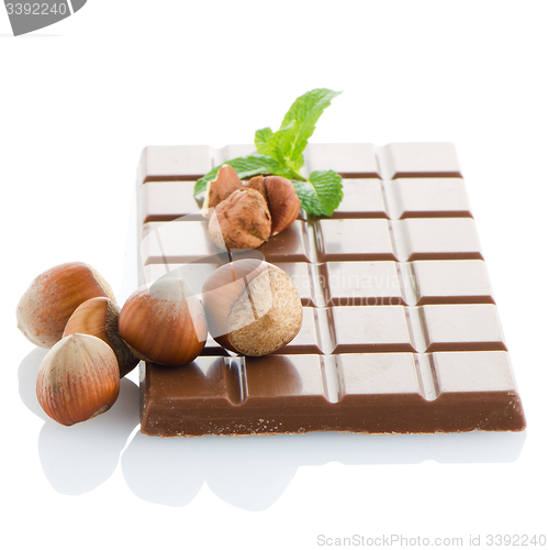 Image of Chocolate Bar with hazelnuts