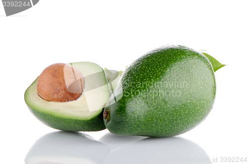 Image of Avocados on white 