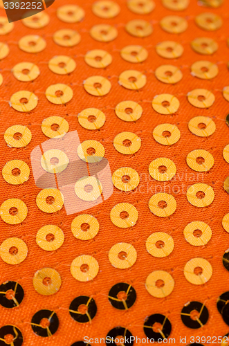 Image of Orange paillette background