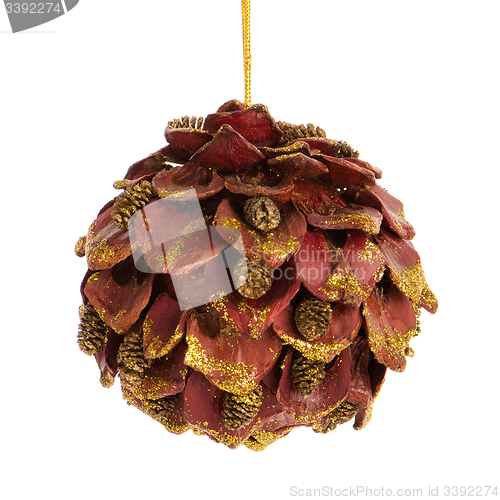 Image of Christmas ball isolated