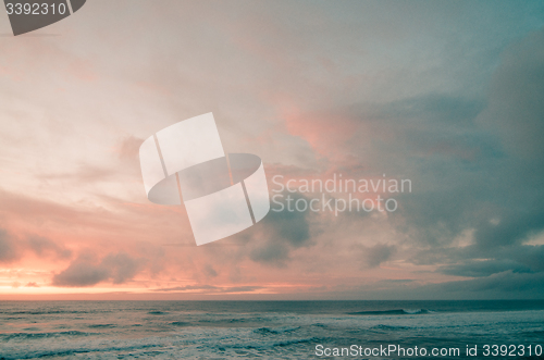 Image of Sunset on a beach