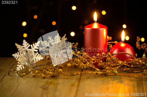 Image of Christmas candles