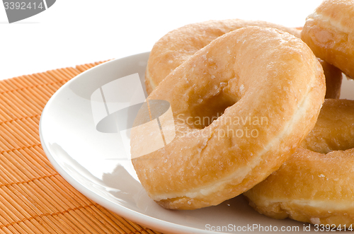 Image of Donuts on a plate 