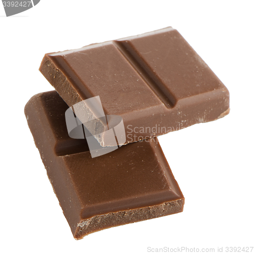 Image of Closeup detail of chocolate parts