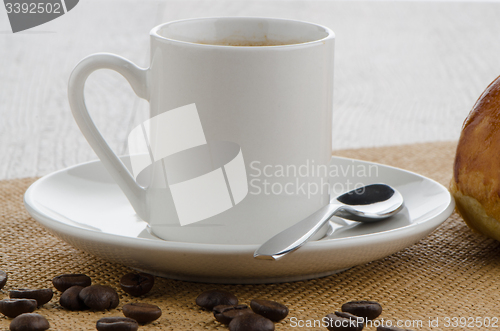 Image of Cup of black coffee 