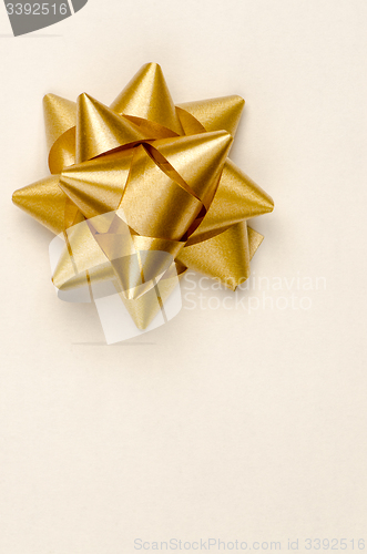 Image of Gold Christmas bow