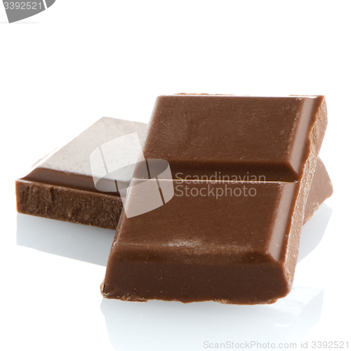 Image of Closeup detail of chocolate parts