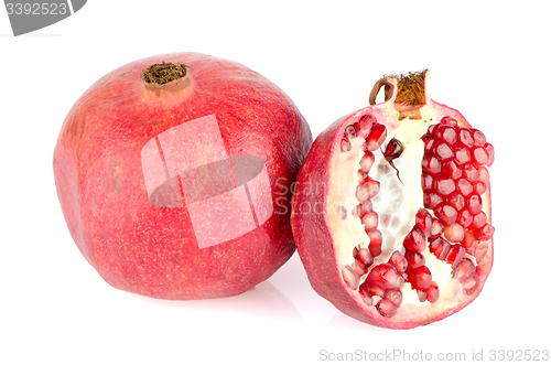 Image of Ripe pomegranate fruit