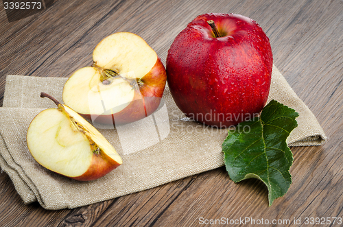 Image of Apples closeup