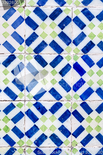 Image of Vintage spanish style ceramic tiles