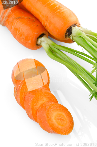 Image of Slice fresh carrots