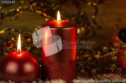 Image of Christmas candles