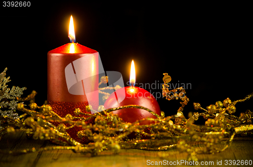 Image of Christmas candles