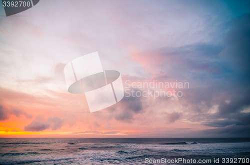 Image of Sunset on a beach