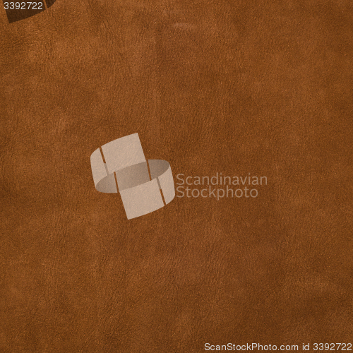 Image of Brown leather texture closeup