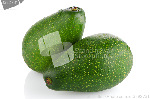 Image of Avocados on white 