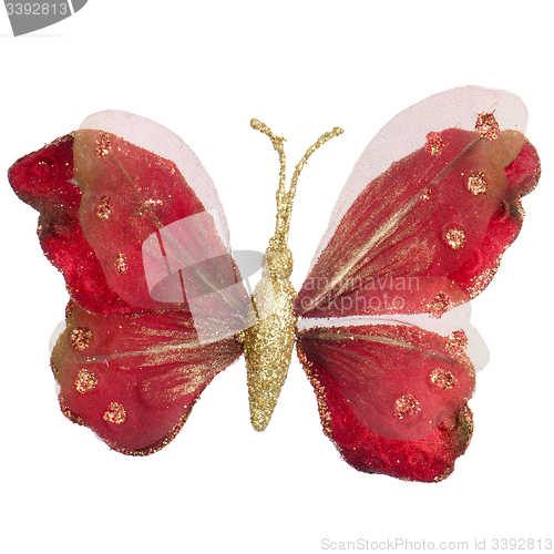 Image of Butterfly Christmas tree ornament