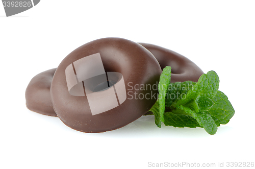 Image of Chocolate donut cookies