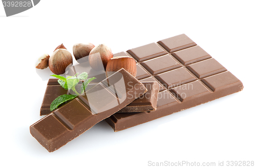 Image of Chocolate Bar with hazelnuts