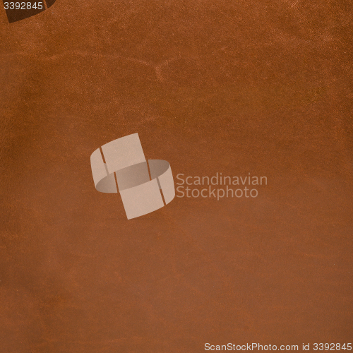 Image of Brown leather texture closeup