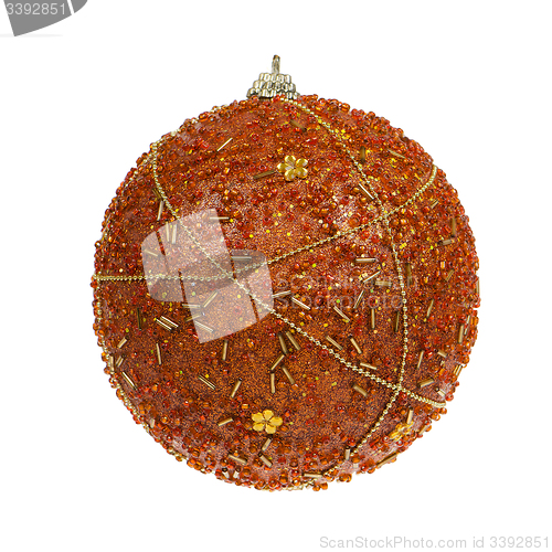 Image of Christmas ball isolated