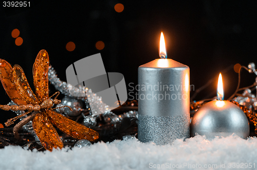 Image of Christmas candles