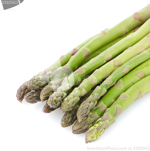 Image of Bunch of green asparagus\r