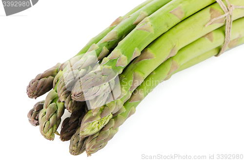 Image of Bunch of green asparagus\r